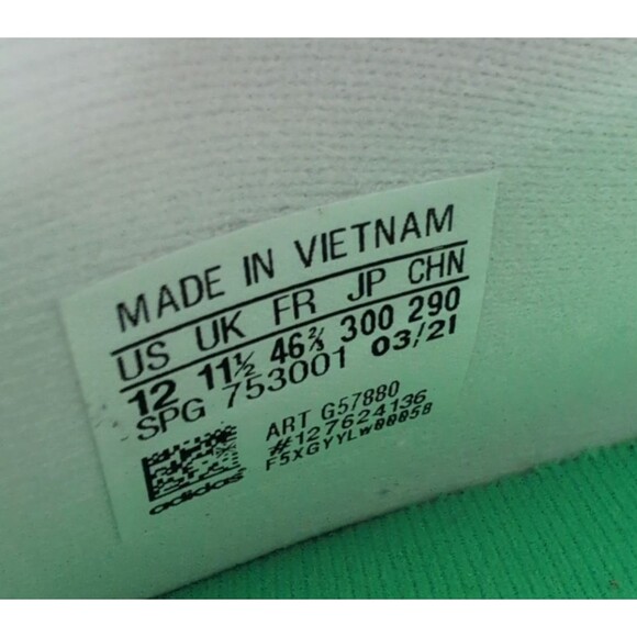 Adidas Gamemode Knit FG Soccer Cleats G57880 Mens Size 12 White/Green 2021 - Picture 11 of 11